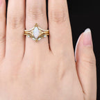FREE Today: Eternal Glow Opal Promise Ring Set