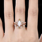 FREE Today: Eternal Glow Opal Promise Ring Set