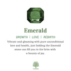FREE Today: Nature's Embrace - Green Emerald Leaf Ring Set
