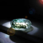 FREE Today: "Whispers of the Grove" Moss Agate Ring