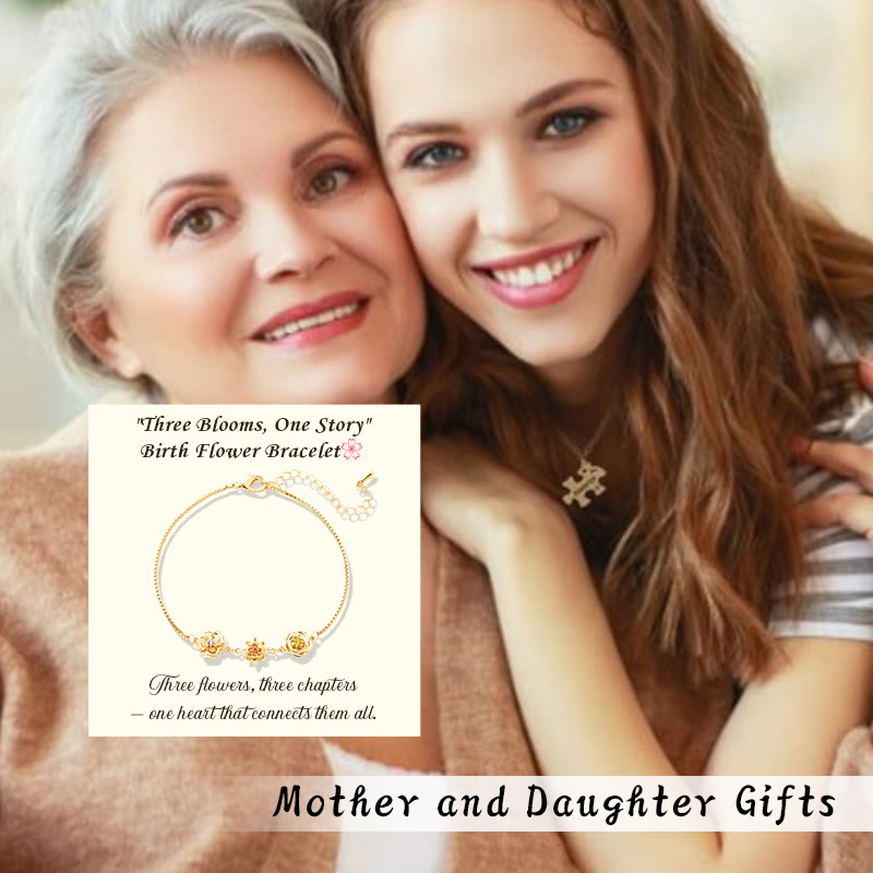 FREE Today: 1-3 Three-Dimensional Birth Flowers Bracelet