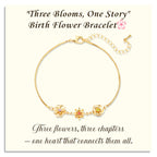 FREE Today: 1-3 Three-Dimensional Birth Flowers Bracelet