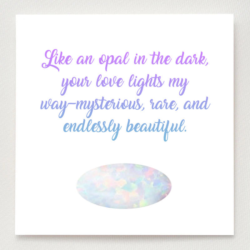 FREE Today: Eternal Glow Opal Promise Ring Set