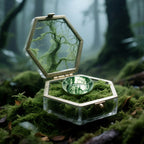 FREE Today: "Whispers of the Grove" Moss Agate Ring