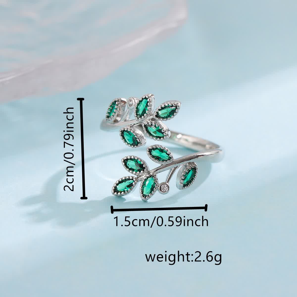 FREE Today: Forest Majesty Leaf Ring
