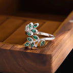 FREE Today: Forest Majesty Leaf Ring