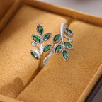 FREE Today: Forest Majesty Leaf Ring