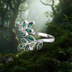 FREE Today: Forest Majesty Leaf Ring