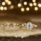 FREE Today: Aurora's Knot Oval Moissanite Ring