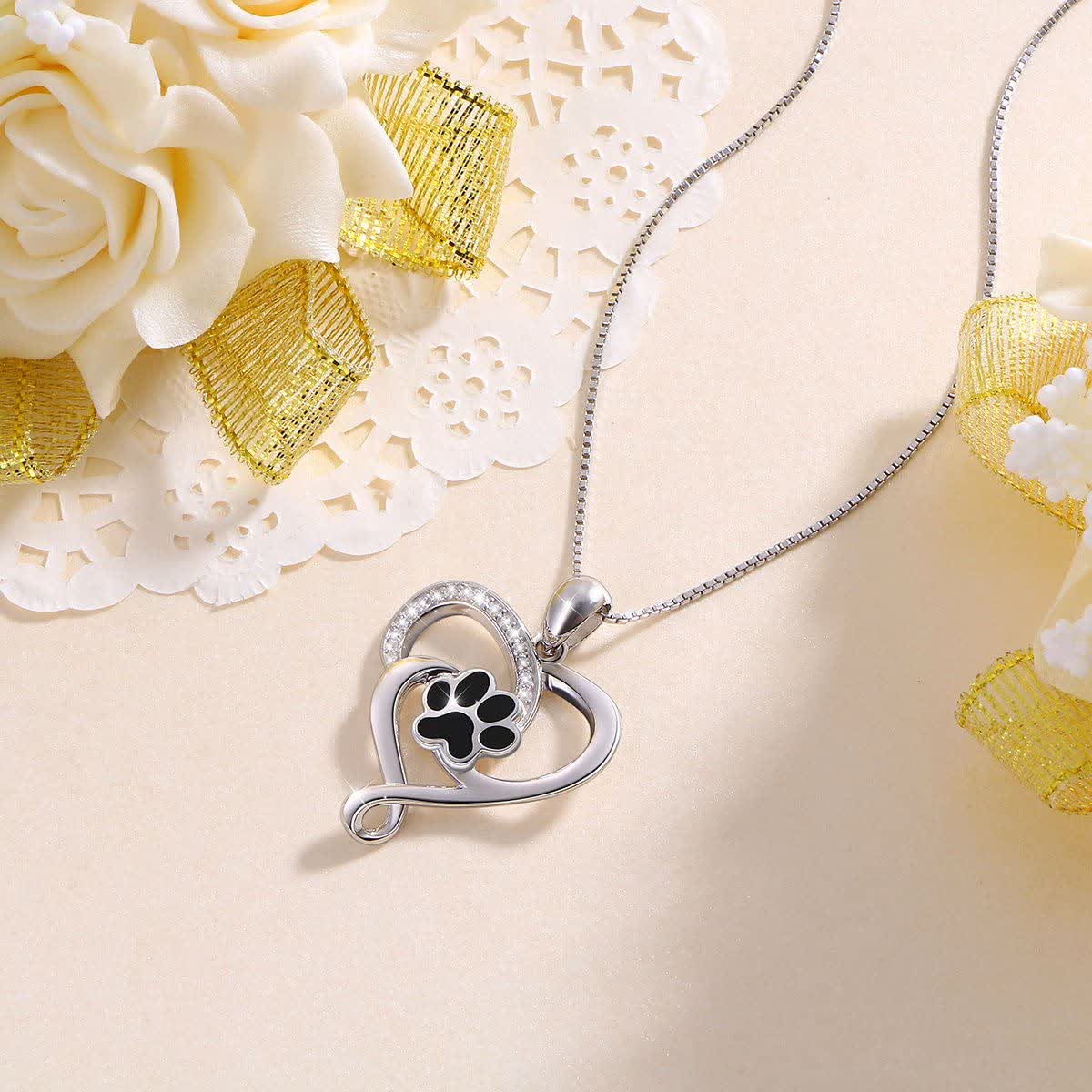 FREE Today: Eternal Paw Heart Necklace