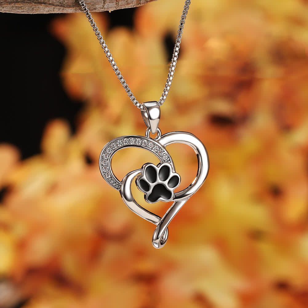 FREE Today: Eternal Paw Heart Necklace