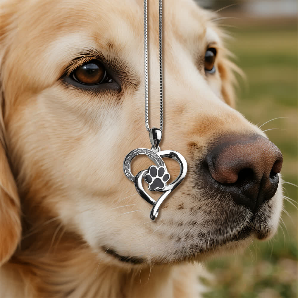 FREE Today: Eternal Paw Heart Necklace