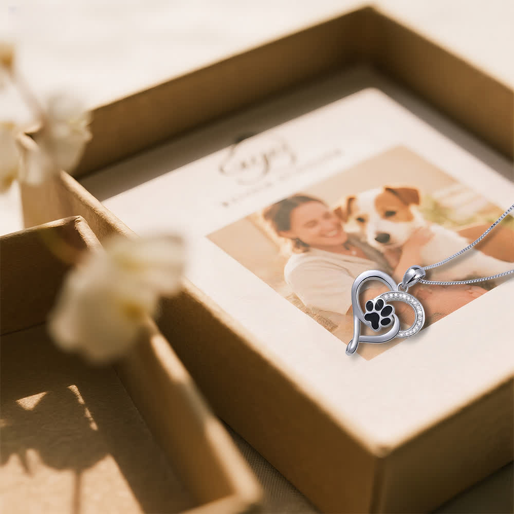 FREE Today: Eternal Paw Heart Necklace