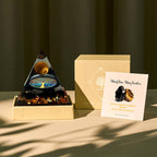 FREE Today: Guardian's Flame-Tiger Eye & Obsidian Protection Orgone Pyramid