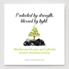 FREE Today: Guardian's Prosperity Obsidian & Peridot Orgone Pyramid