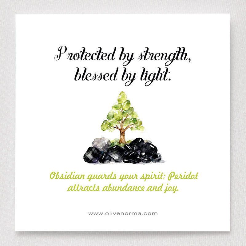 FREE Today: Guardian's Prosperity Obsidian & Peridot Orgone Pyramid