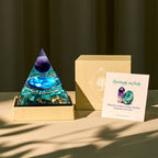 FREE Today: Mystic Union Amethyst & Malachite Orgone Pyramid
