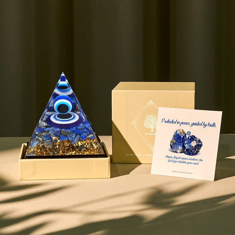 FREE Today: Vision of Serenity Lapis Lazuli Evil Eye Orgone Pyramid