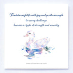 FREE Today: Natural Crystal Duck Gemstone Decoration