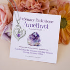 FREE Today: "I Love You to the Moon and Back" – Eternal Hearts Birthstone Necklace