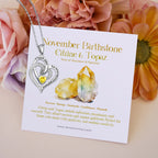 FREE Today: "I Love You to the Moon and Back" – Eternal Hearts Birthstone Necklace