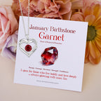 FREE Today: "I Love You Always and Forever" – Forever Love Birthstone Heart Necklace