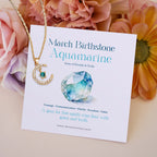 FREE Today: Month Birthstone Star Creative Gift Card Necklace