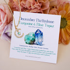 FREE Today: Month Birthstone Star Creative Gift Card Necklace