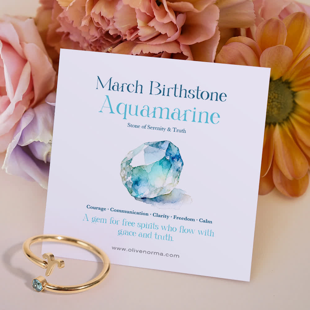 FREE Today: Zodiac Birthstone Gift Card Ring