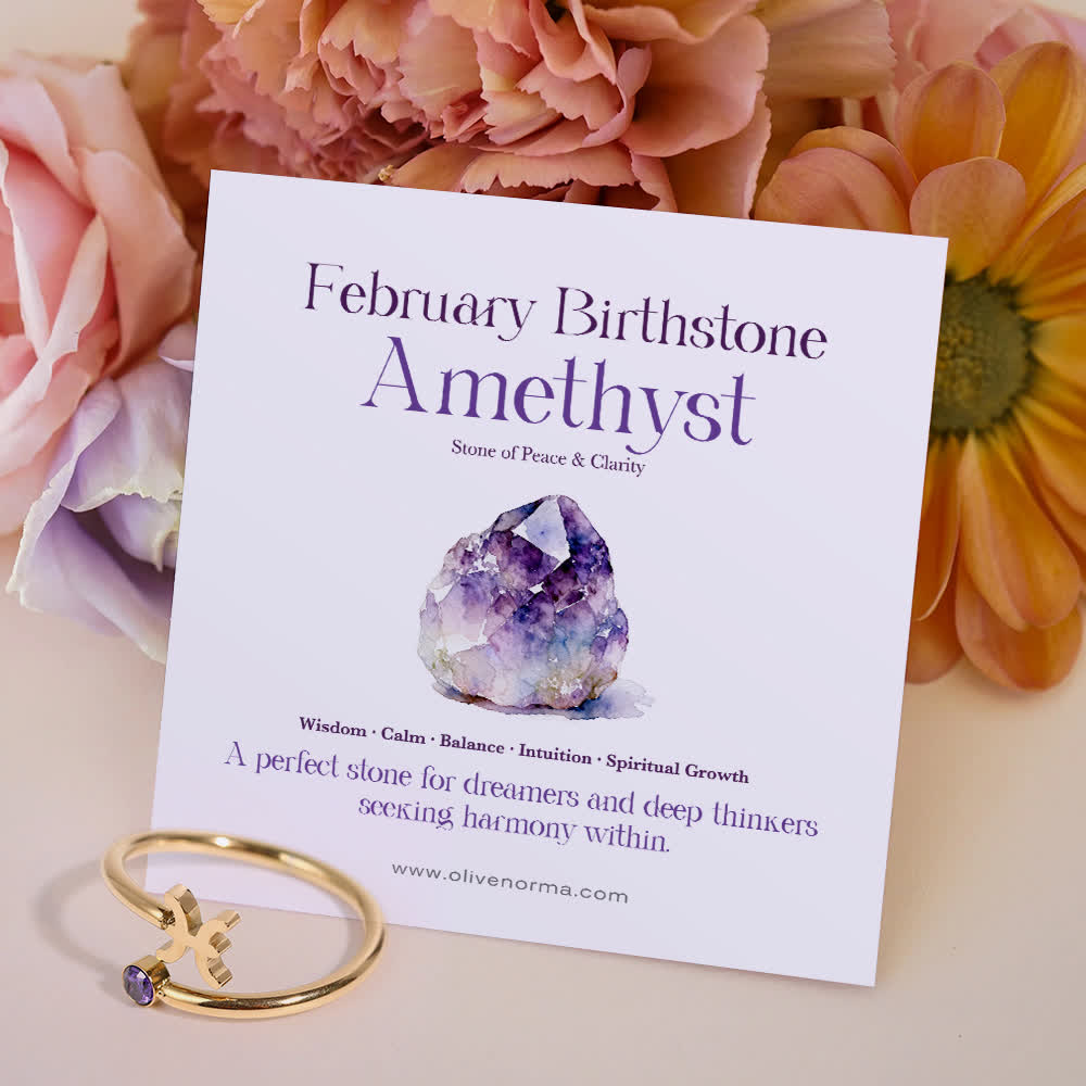FREE Today: Zodiac Birthstone Gift Card Ring