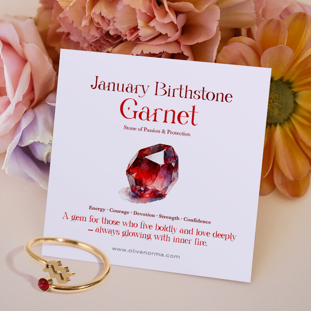 FREE Today: Zodiac Birthstone Gift Card Ring