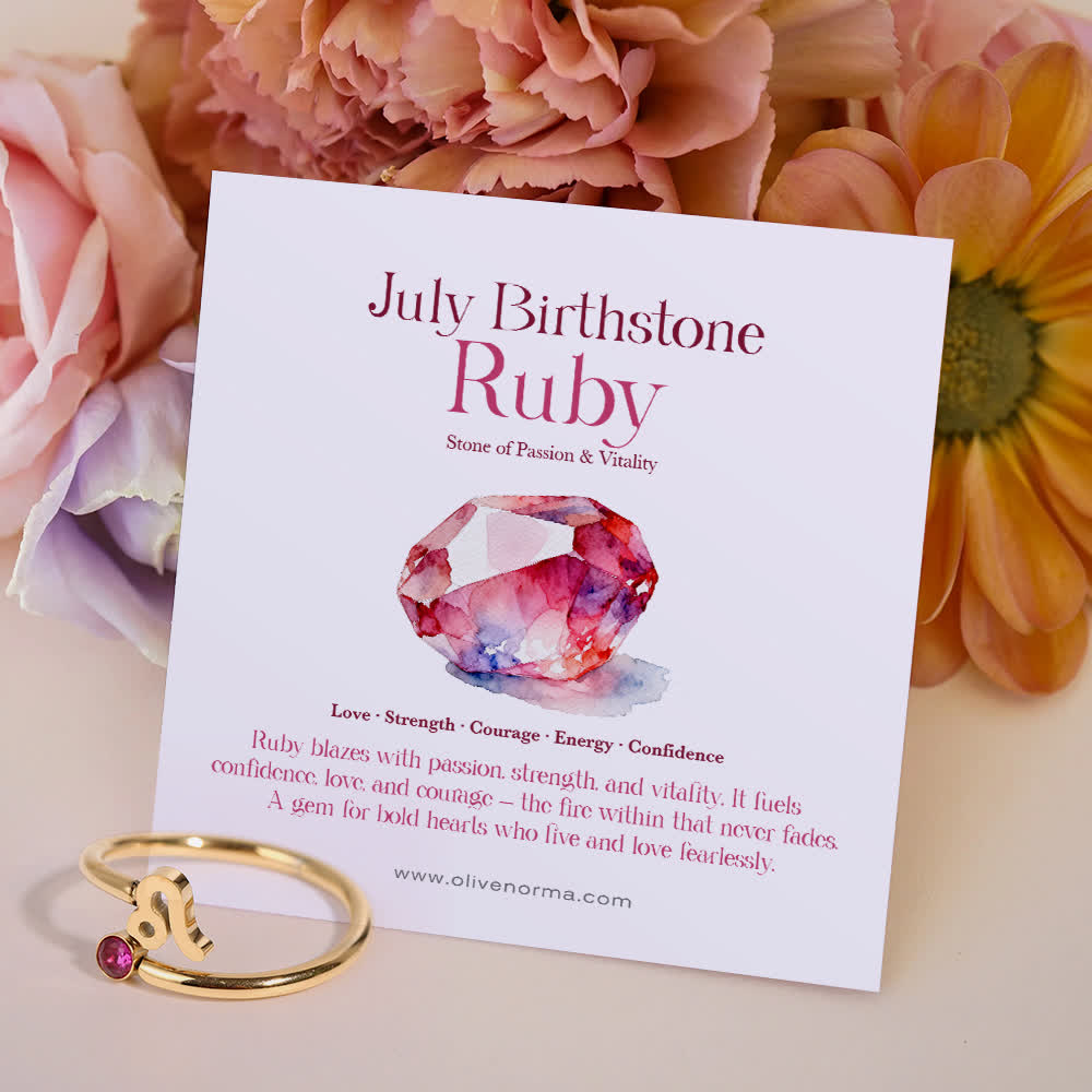 FREE Today: Zodiac Birthstone Gift Card Ring