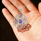 FREE Today: Energy in Bloom - Lotus Chakra Pendant Necklace