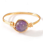 FREE Today: Natural Crystal Stone Elegant Women´s Rings
