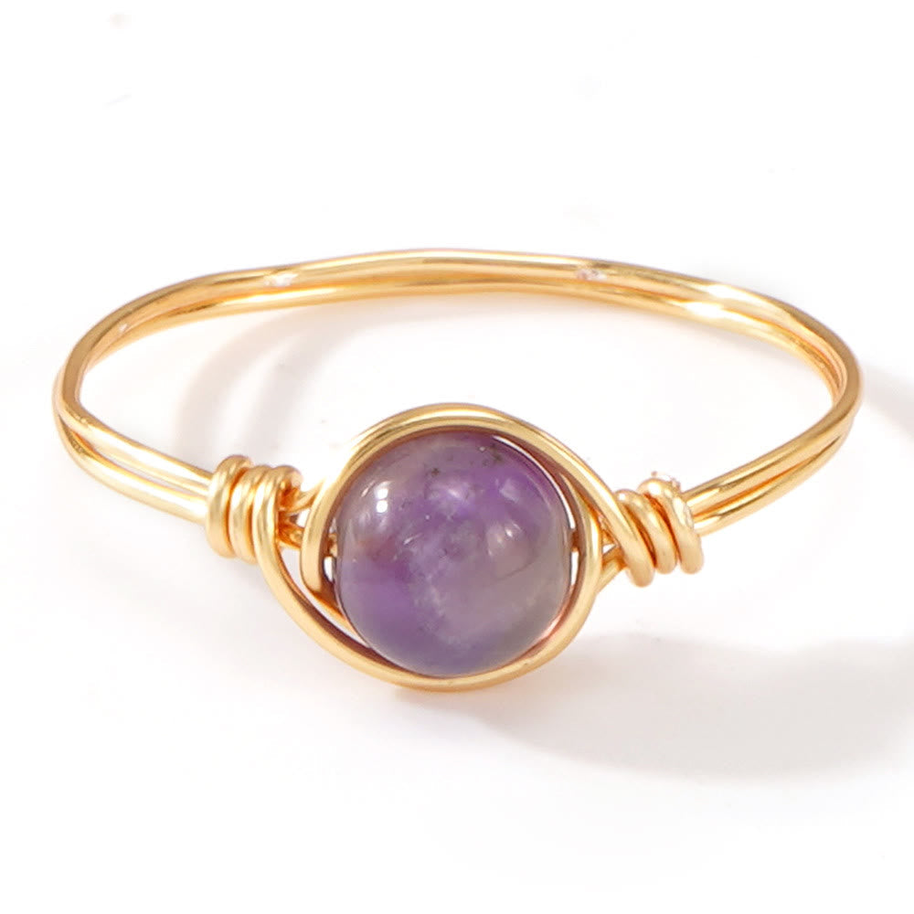FREE Today: Natural Crystal Stone Elegant Women´s Rings