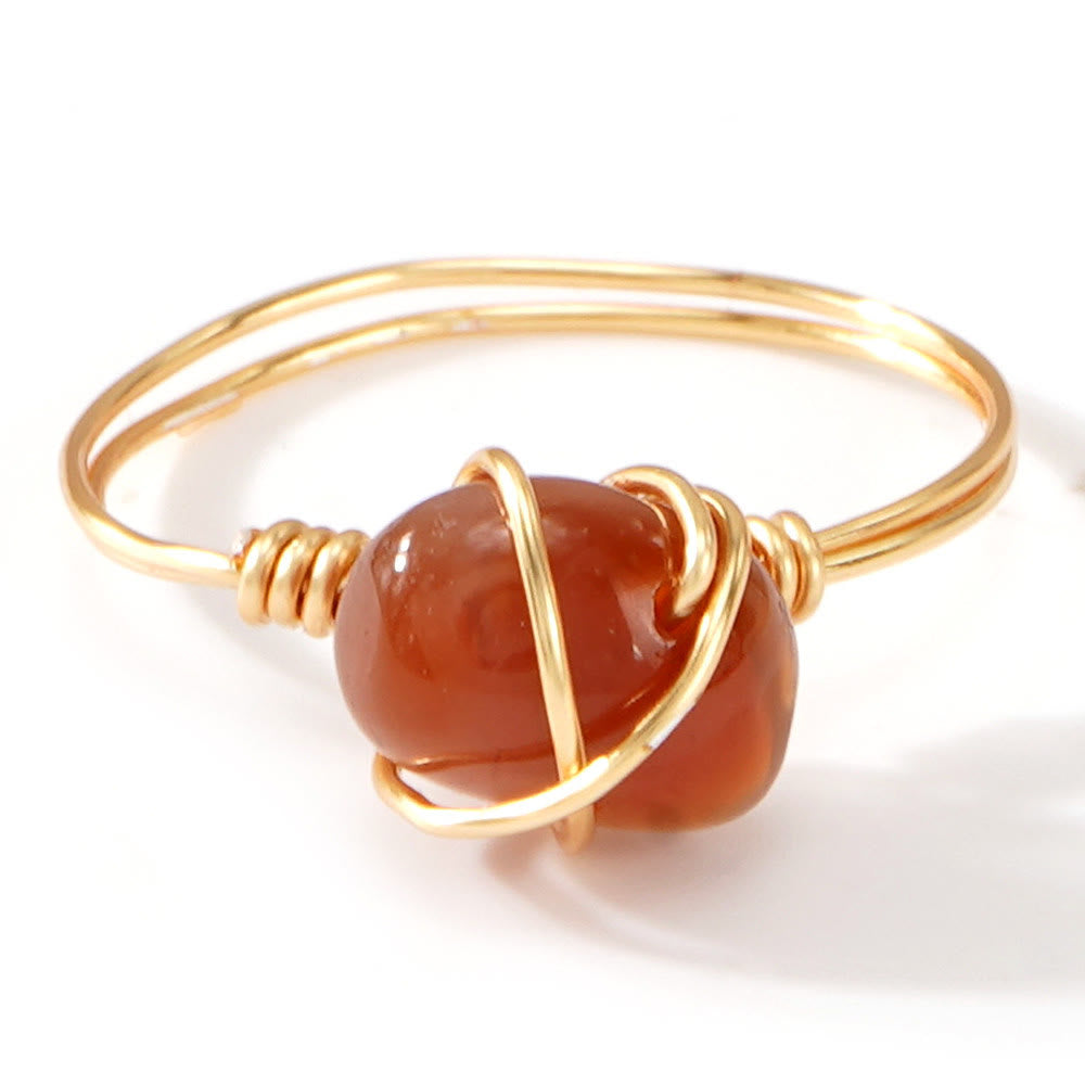 FREE Today: Natural Crystal Stone Elegant Women´s Rings