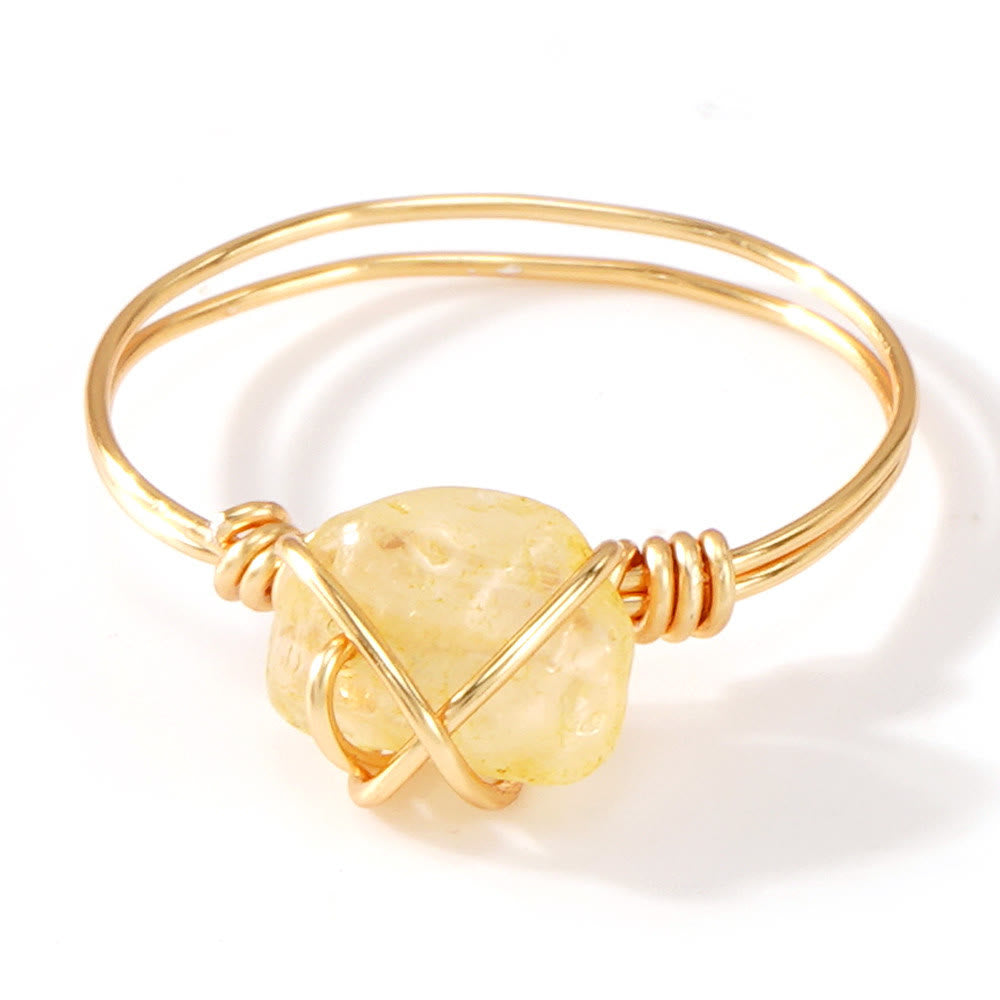 FREE Today: Natural Crystal Stone Elegant Women´s Rings