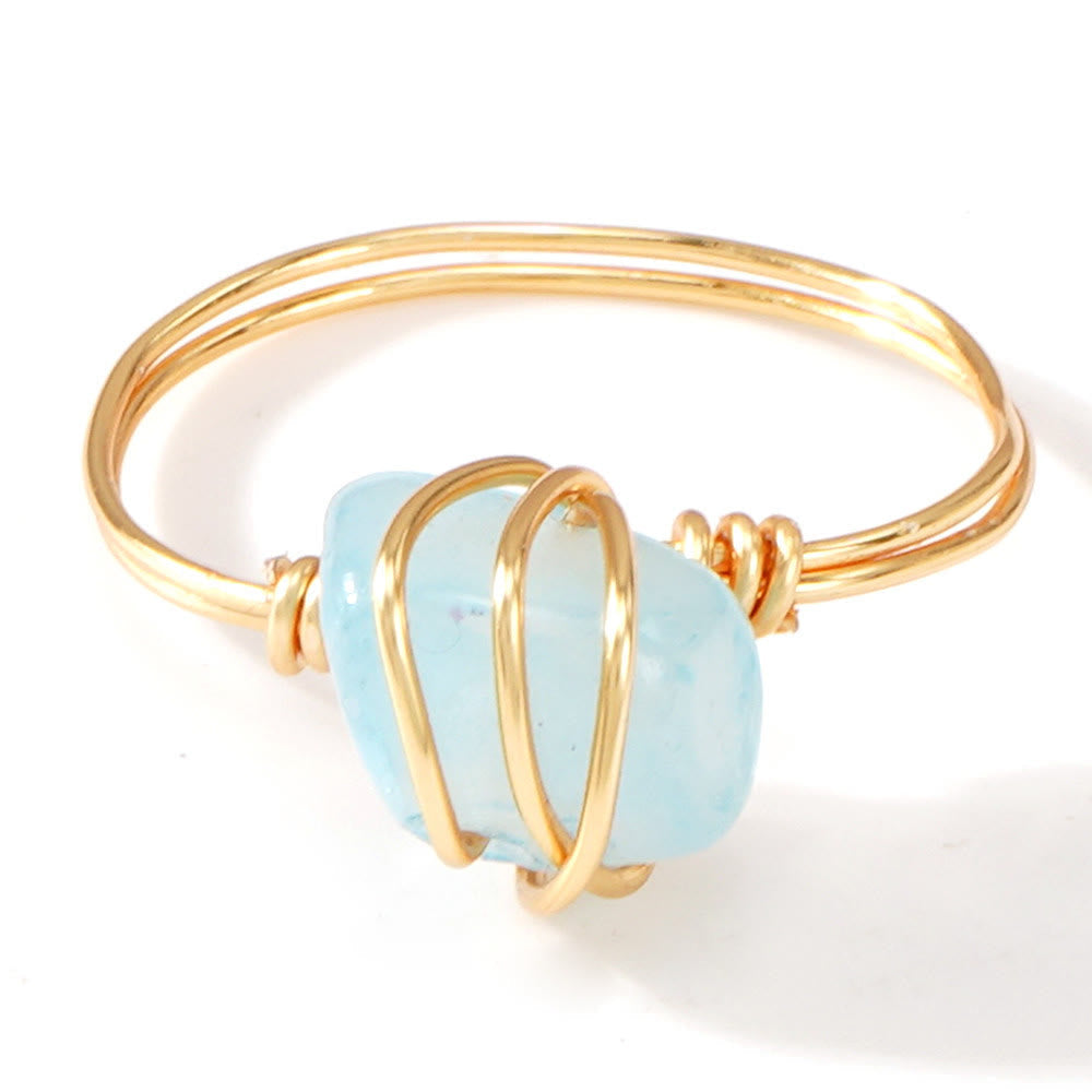FREE Today: Natural Crystal Stone Elegant Women´s Rings