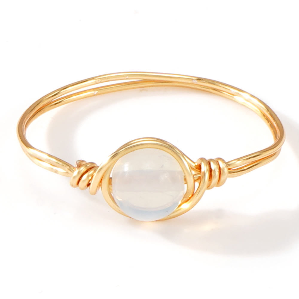 FREE Today: Natural Crystal Stone Elegant Women´s Rings