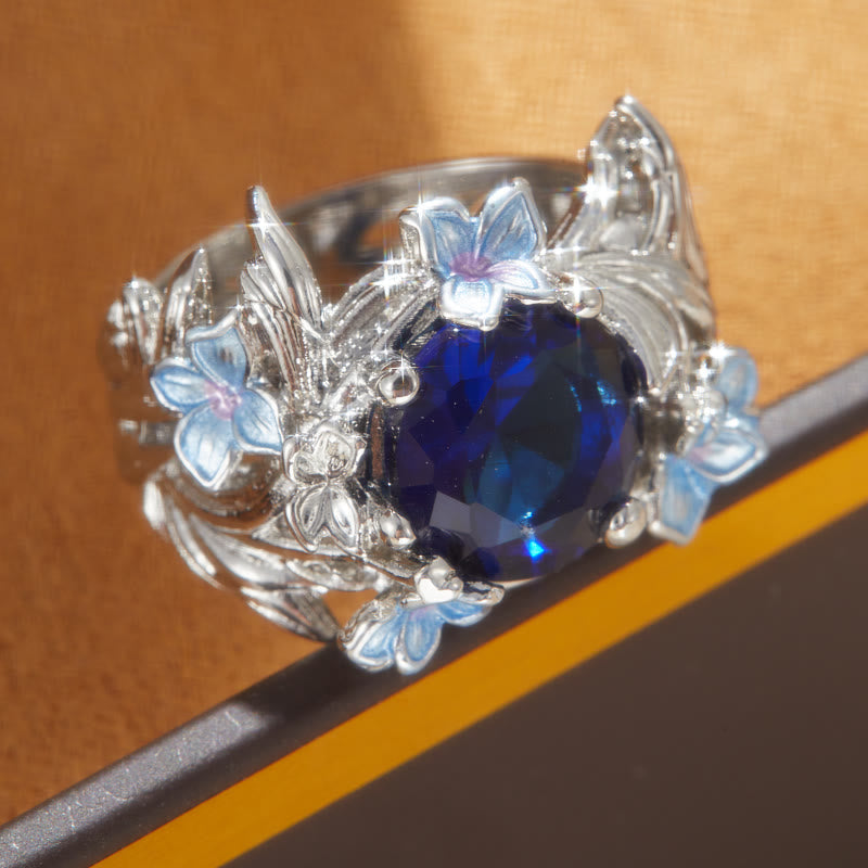 FREE Today: Alexandrite Elegant Iris Engagements Weddings Ring