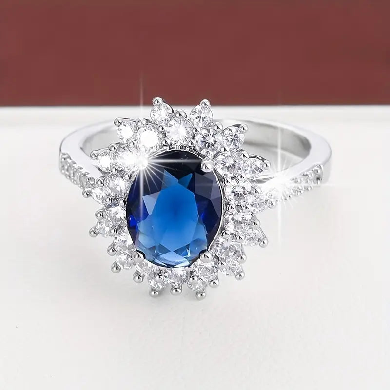 Vionne Luxe Sapphire Gold Ring