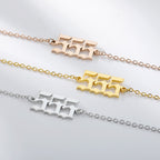 Angel Number Spiritual Anklet Bracelet