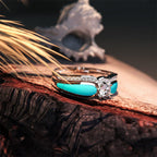 FREE Today: Blue Lagoon Turquoise 2 Piece Ring