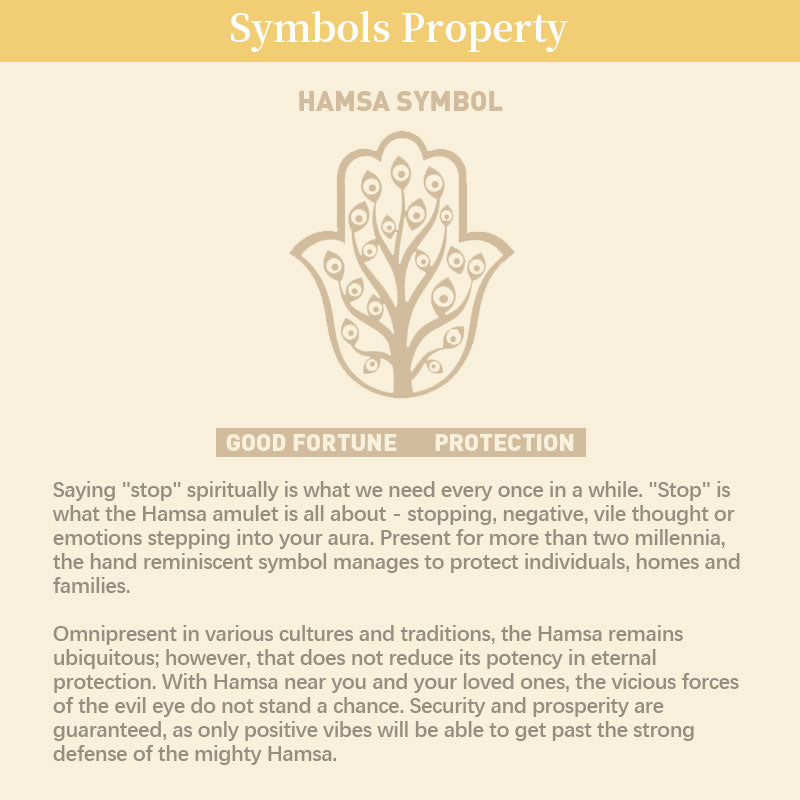 Evil Eye With Hamsa Symbol Healing Bracelet