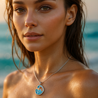 Blue Tide ExclusiveSilver Necklace