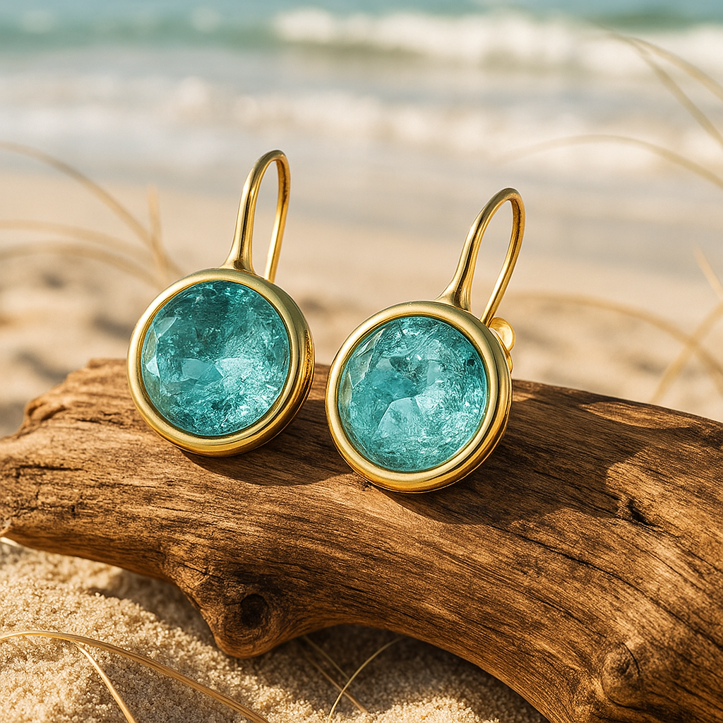 Blue Ocean Drop Earrings
