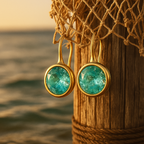 Blue Ocean Drop Earrings