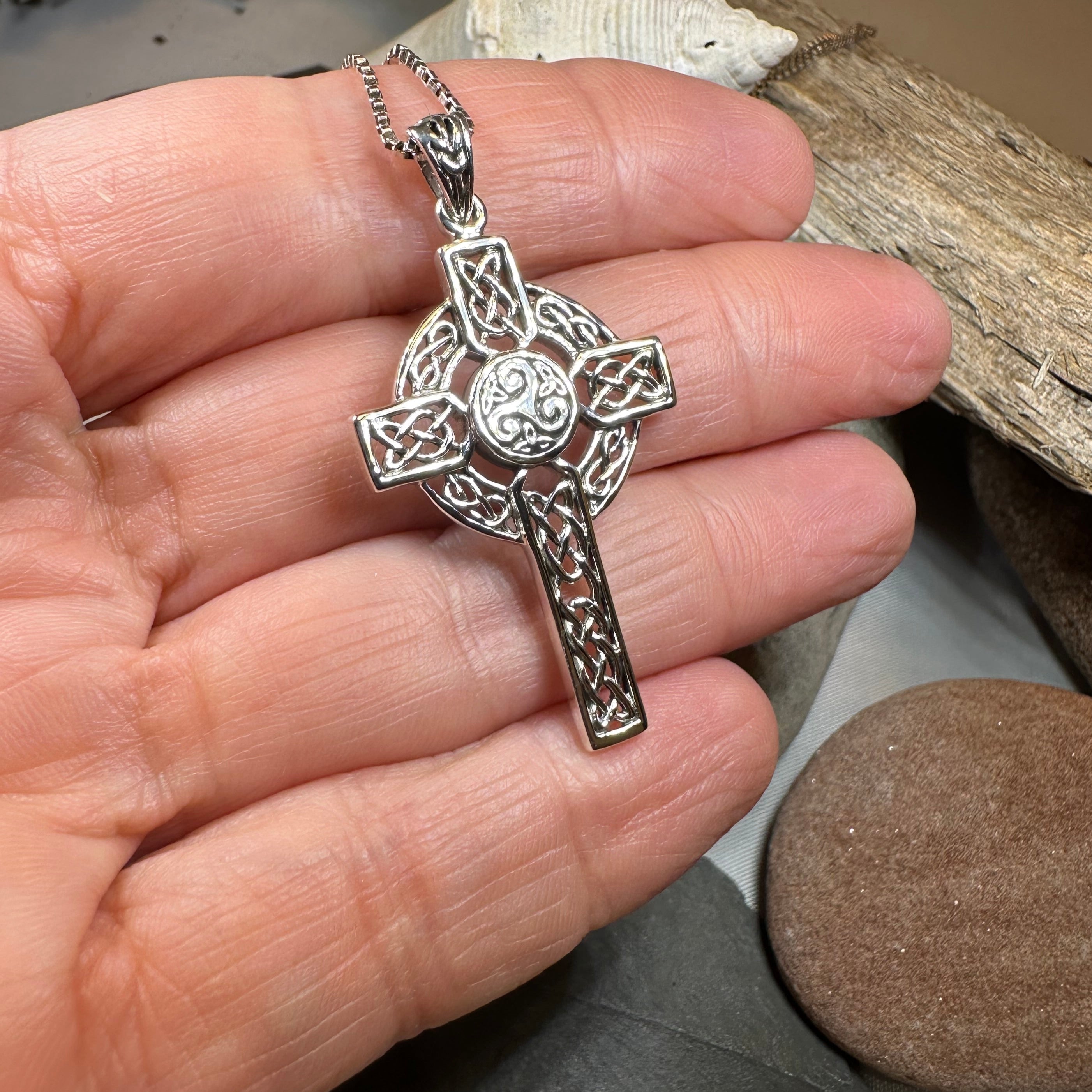 Aileran Celtic Cross Necklace