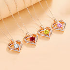 FREE Today: "I Love You Always and Forever" – Forever Love Birthstone Heart Necklace