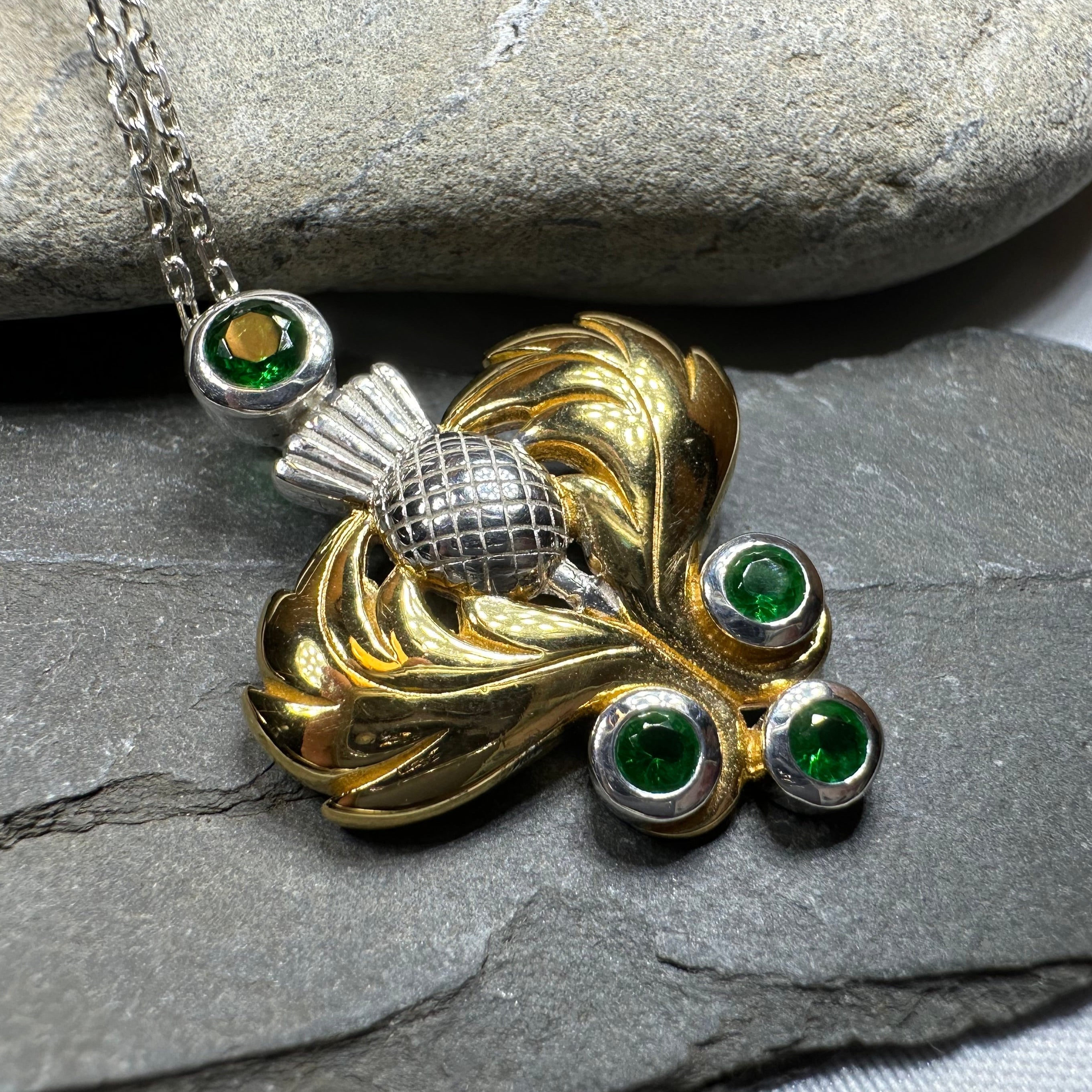 Aberdeenshire Thistle Necklace